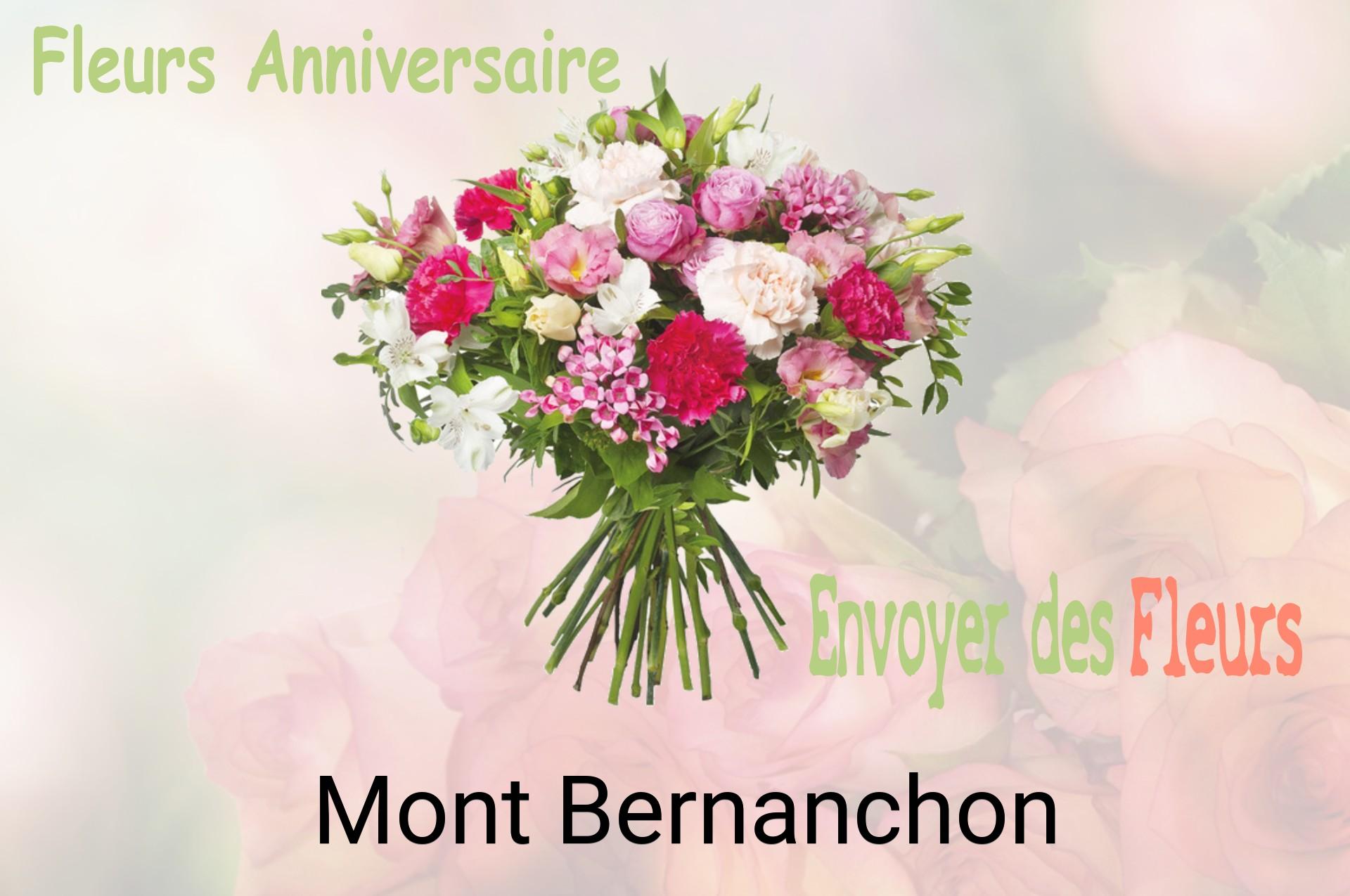 Bouquet de fleurs d’anniversaire livré à Mont-Bernanchon